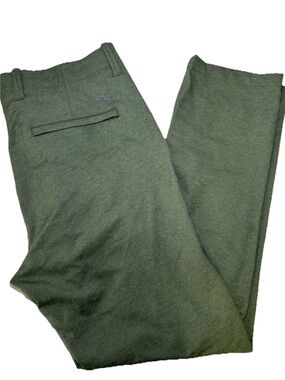 Tommy Bahama On Par Flat Front Pants Men's Size 33x30 Green Performance Golf